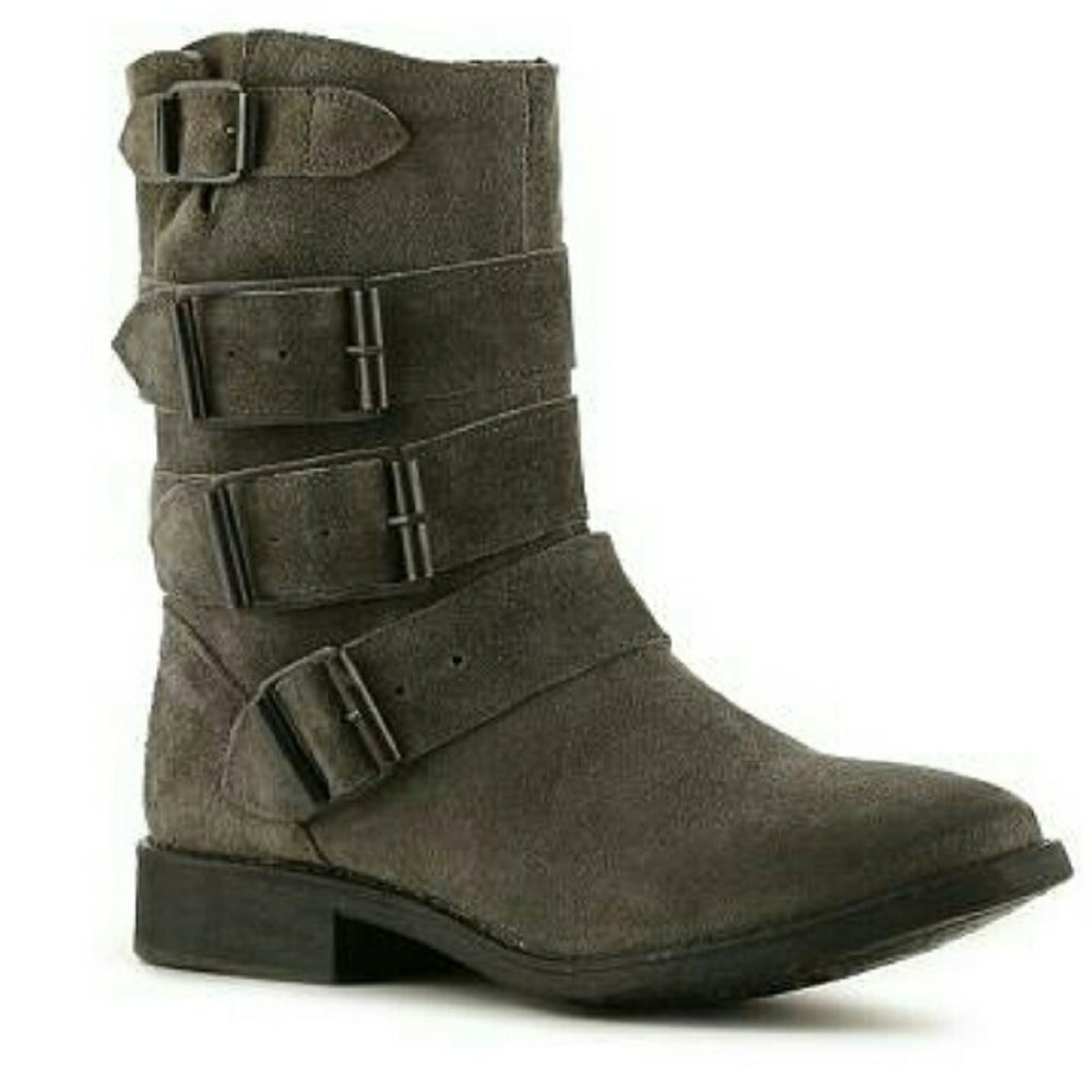 New Zigisoho black suede boots size 8.5